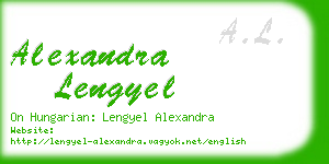 alexandra lengyel business card